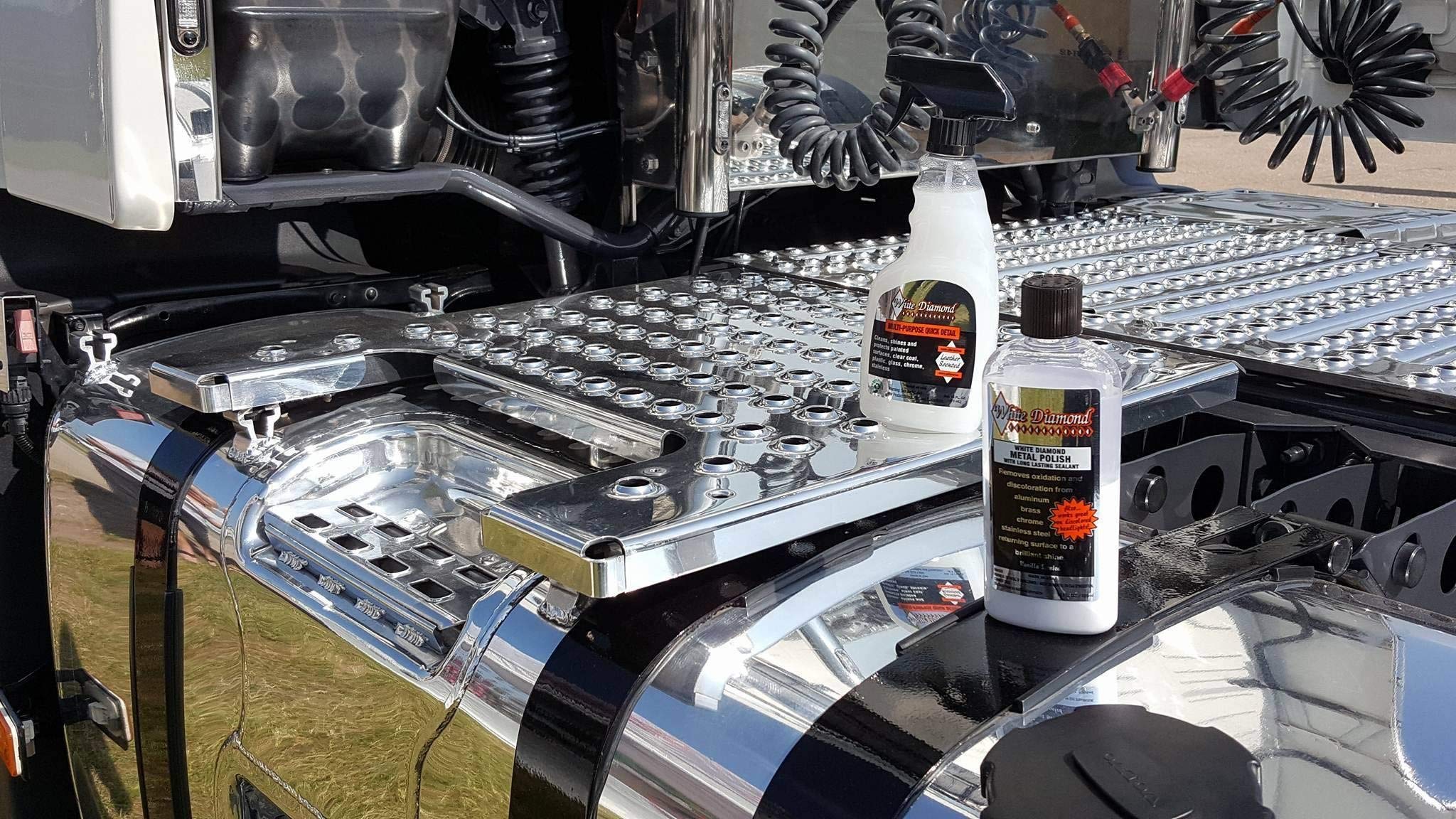 White Diamond Metallpolitur mit 5 Frotteetüchern und 10 Mikrofasertücher White Diamond