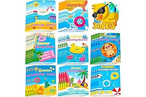 90shine Coloring Books for Kids in Bulk for Summer Gifts