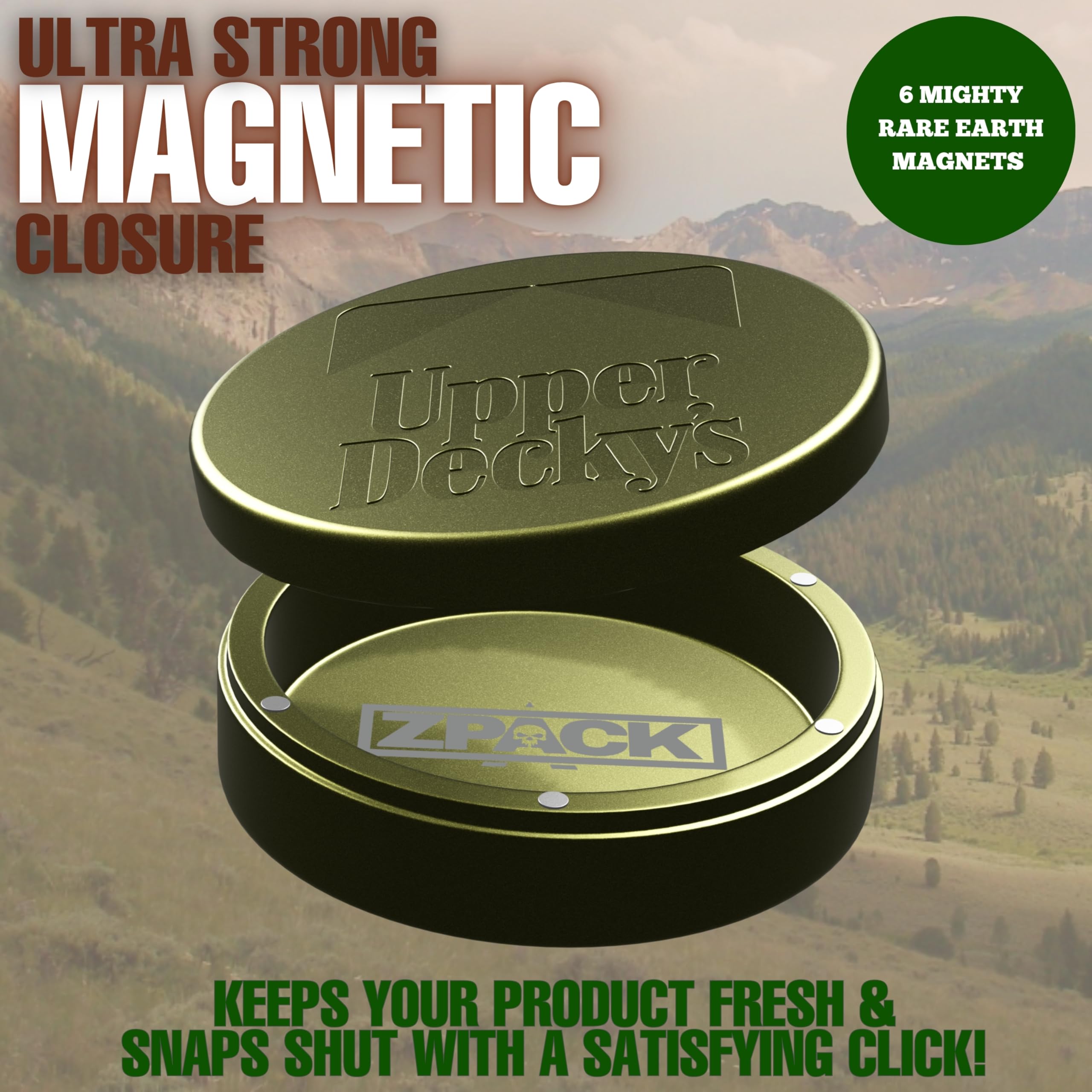 ZPACK Upper Deckys | Metal Can | Metal Container | Pouch Container