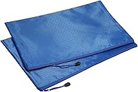 Vista 12 de PATIKIL Bolsas impermeables con cremallera, paquete de 2 carpetas de almacenamiento de documentos B4, bolsa para lápices para viajes de oficina