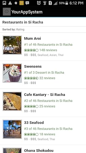 Restaurants in Si Racha, Thailand!