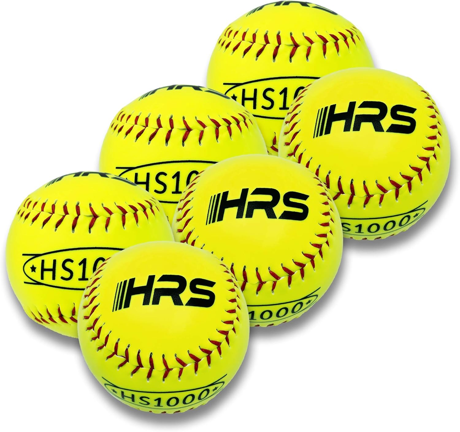 Practice Fast Pitch/Slow Pitch Official Size 12 Inch Softballs. Perfect Softball for Batting or Fielding Practice. 6 Balls Per Pack. : Sports & Outdoors