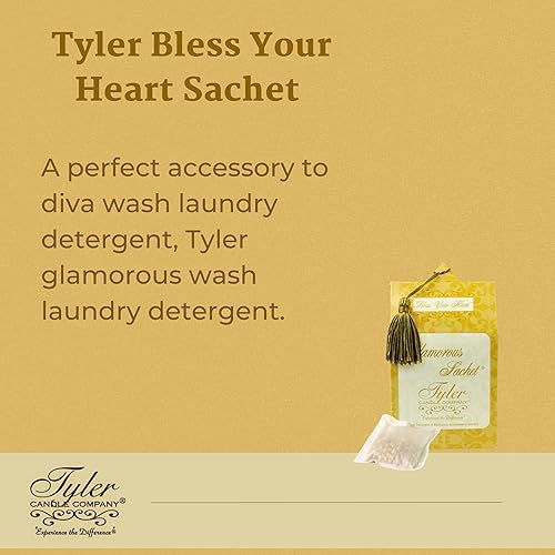 Miniatura 7 de Worldwide Nutrition Paquete Tyler Candle Company Bless Your Heart Scent Secadora Sachets  Glamorosas hojas reutilizables para secadora  1 paquete, 4