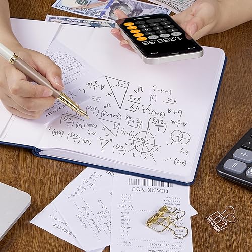 Miniatura 5 de JUBTIC Libro de contabilidad - Registro contable para pequeñas empresas y uso personal - Libro de registro de contabilidad diario columnar para