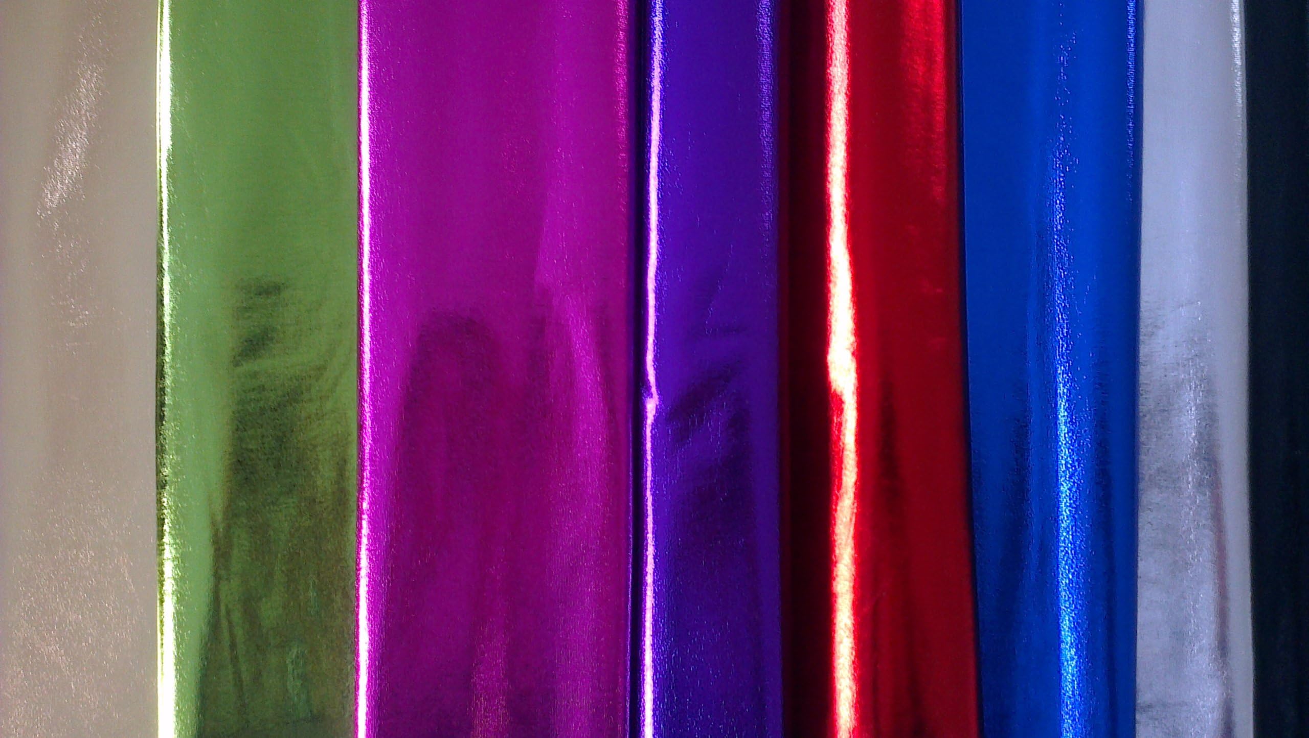 High Shine Metallic Mirror Foil Stretch Lycra Dancewear fabric -Free UK DELIVERY (Cerise Pink)