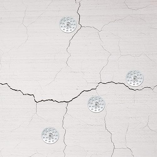 Miniatura 6 de Arandelas de yeso chapadas en zinc de 1 pulgada, arandelas de metal para tornillos, arandelas de perfil, arandelas de techo de yeso, anillos de