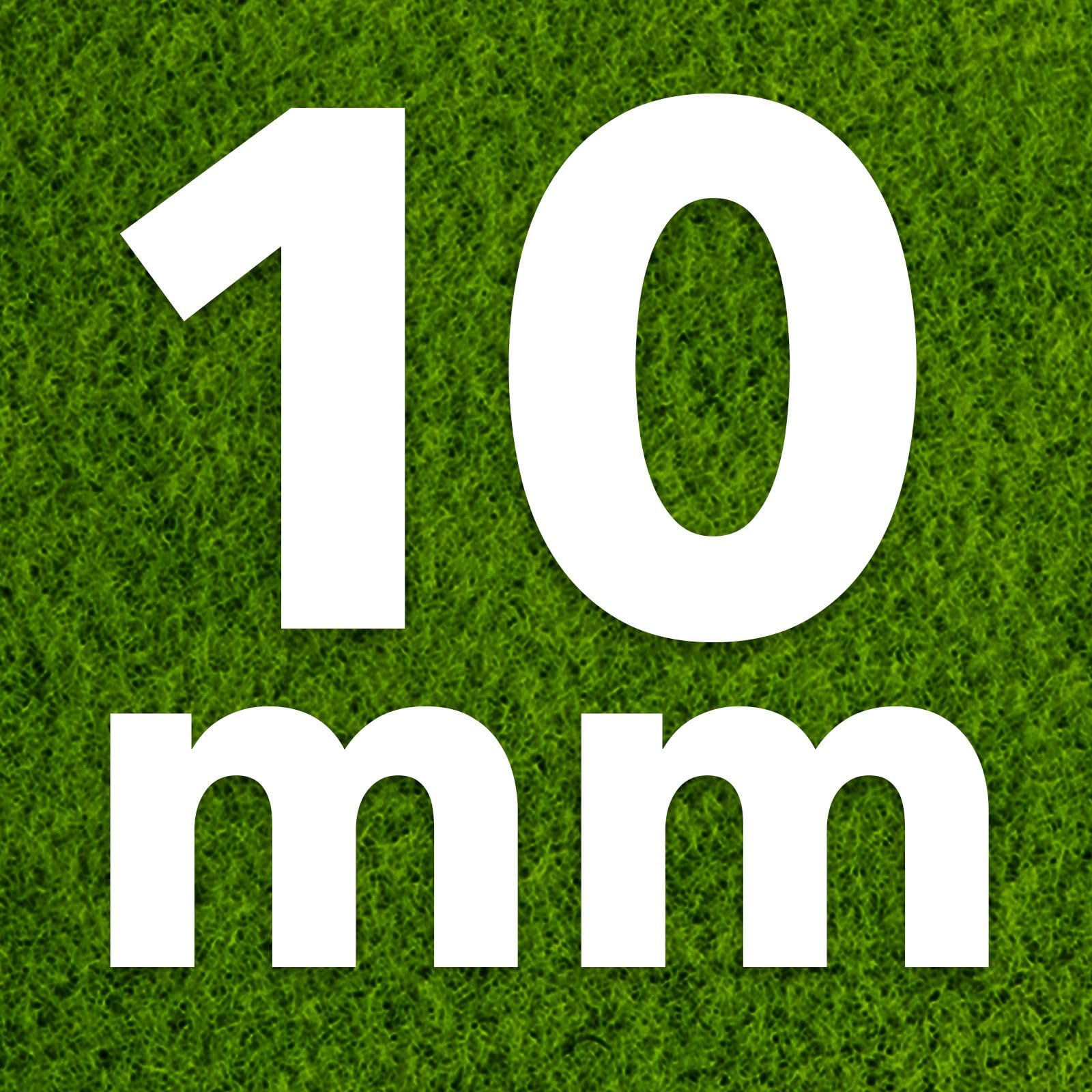 casa pura Prato artificiale per esterni, 2 x 4,5 m = 9 m², per balcone, resistente alle intemperie, colore: verde, 10 mm Spring