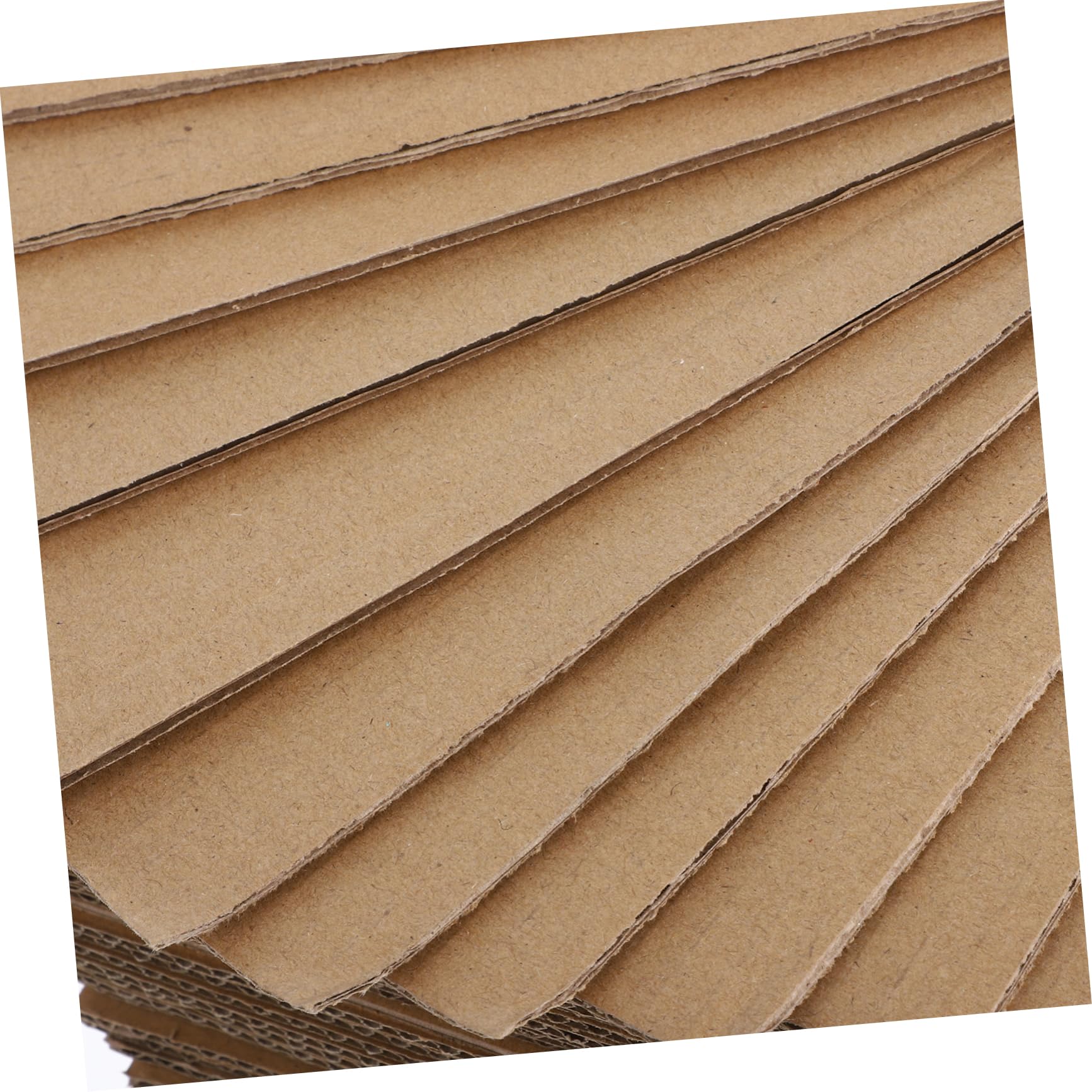 Feuilles de Carton Ondulé 50 Pièces, Renfort de Fond pour Boîtes | Papier Ondulé Robuste, Base Protectrice, pour Cartons de Déménagement et Emballage Colis Carton
