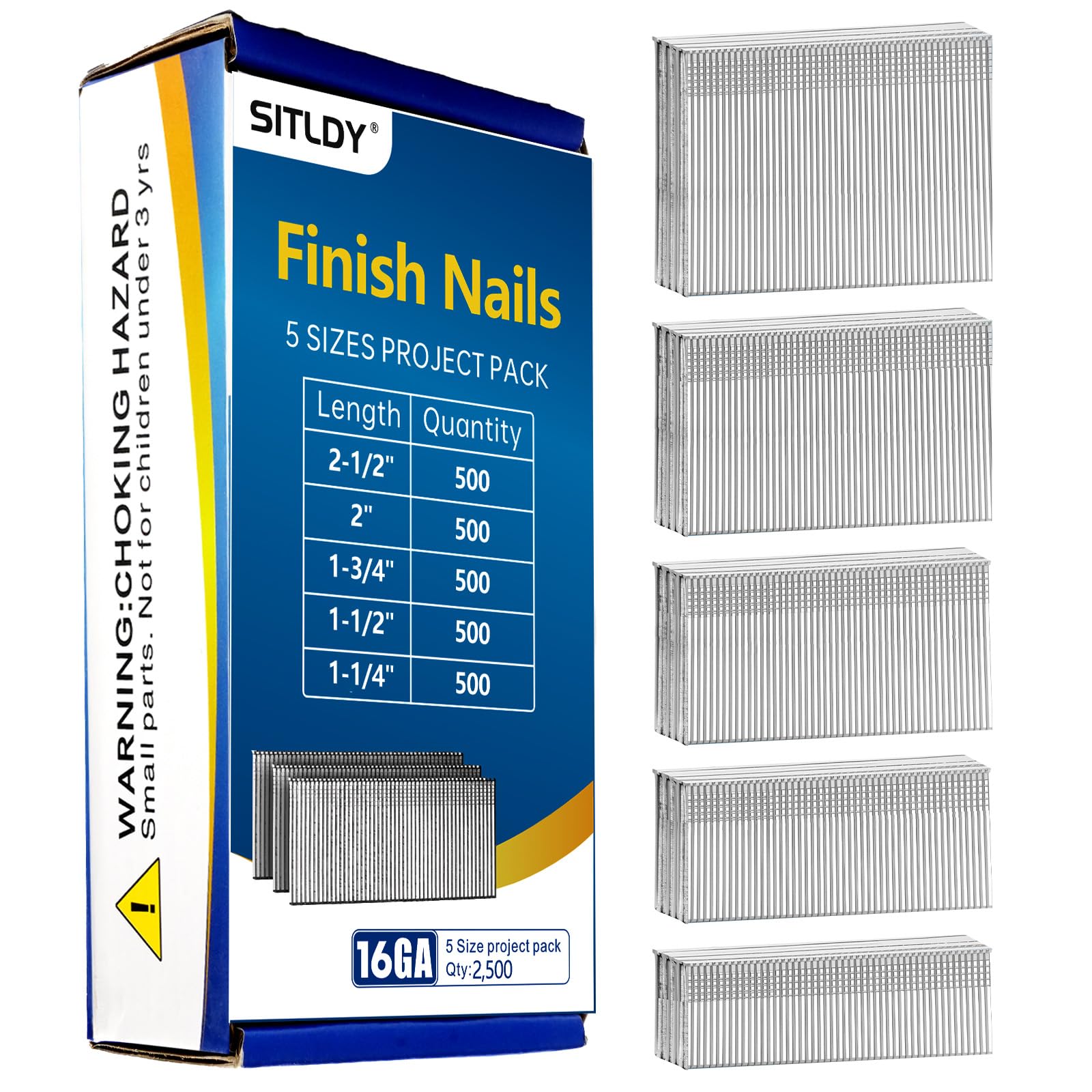 Galvanized Finish Nails - 1200 Count -9 Galvanized Finish Nails - 1200 Count -9