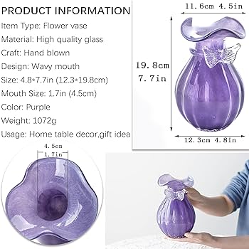  波型ガラス花瓶 71iIgbzxS4L._AC_UF894,