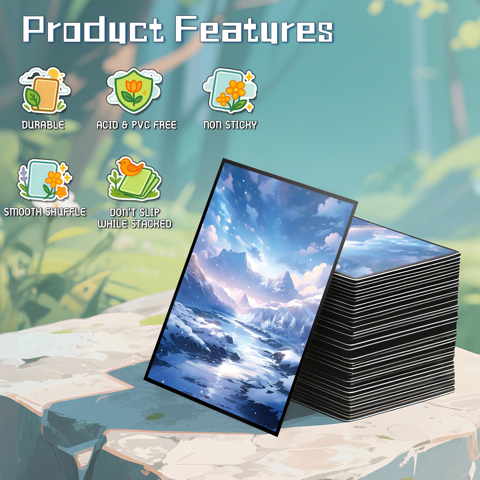 Amazon.co.jp: MTGカードスリーブ - タンドラ - ファンタジー デュアル