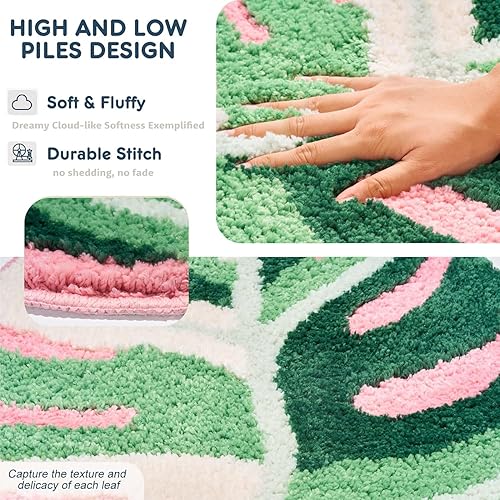 Miniatura 6 de DyeFury Sunrise - Tapetes de baño bohemios, bonita alfombra de baño de medio círculo, coloridas alfombras de baño para el sol, decoración de baño