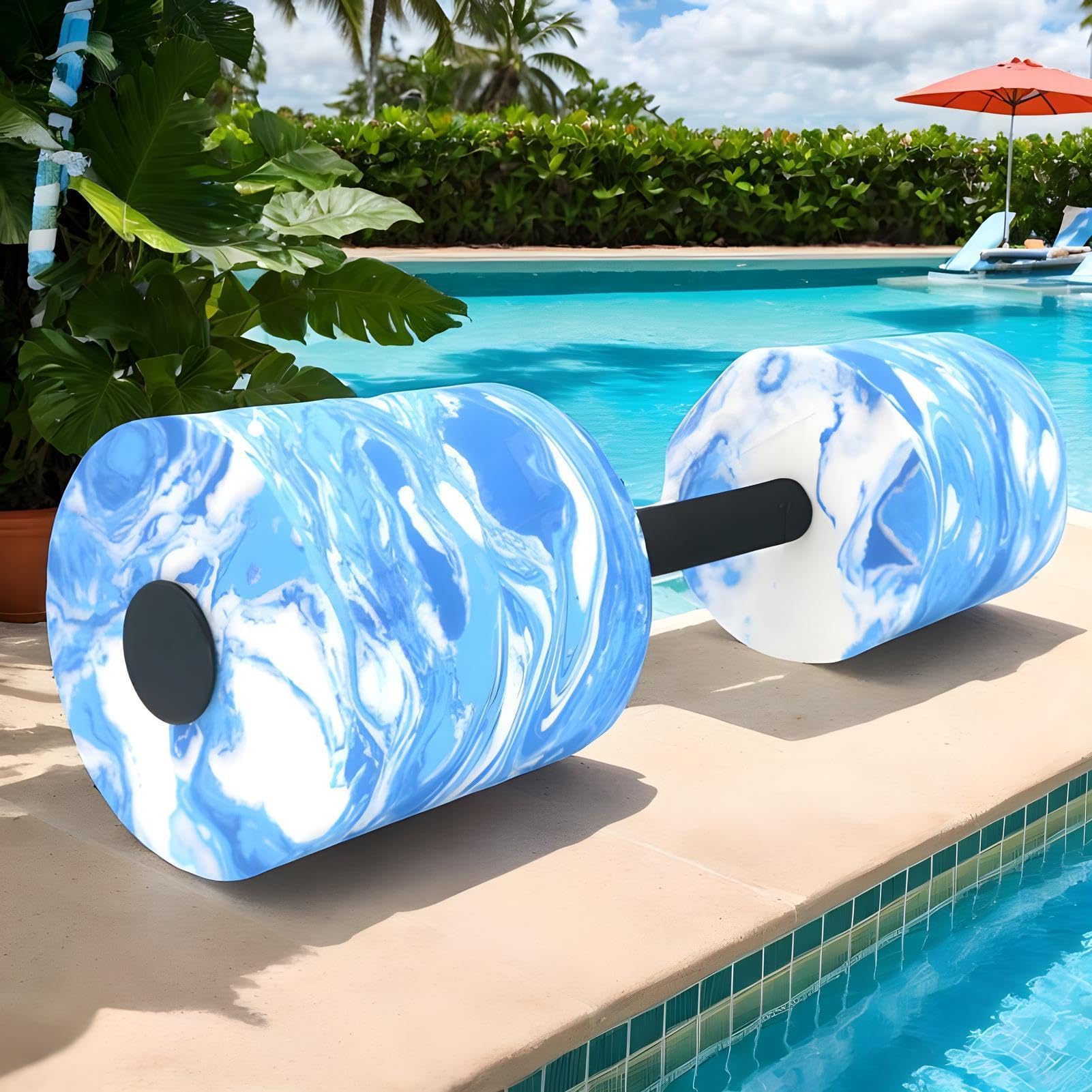 Hantle Wodne Do Ćwiczeń Basenowych Aqua Sztangi Treningowe Fitness
