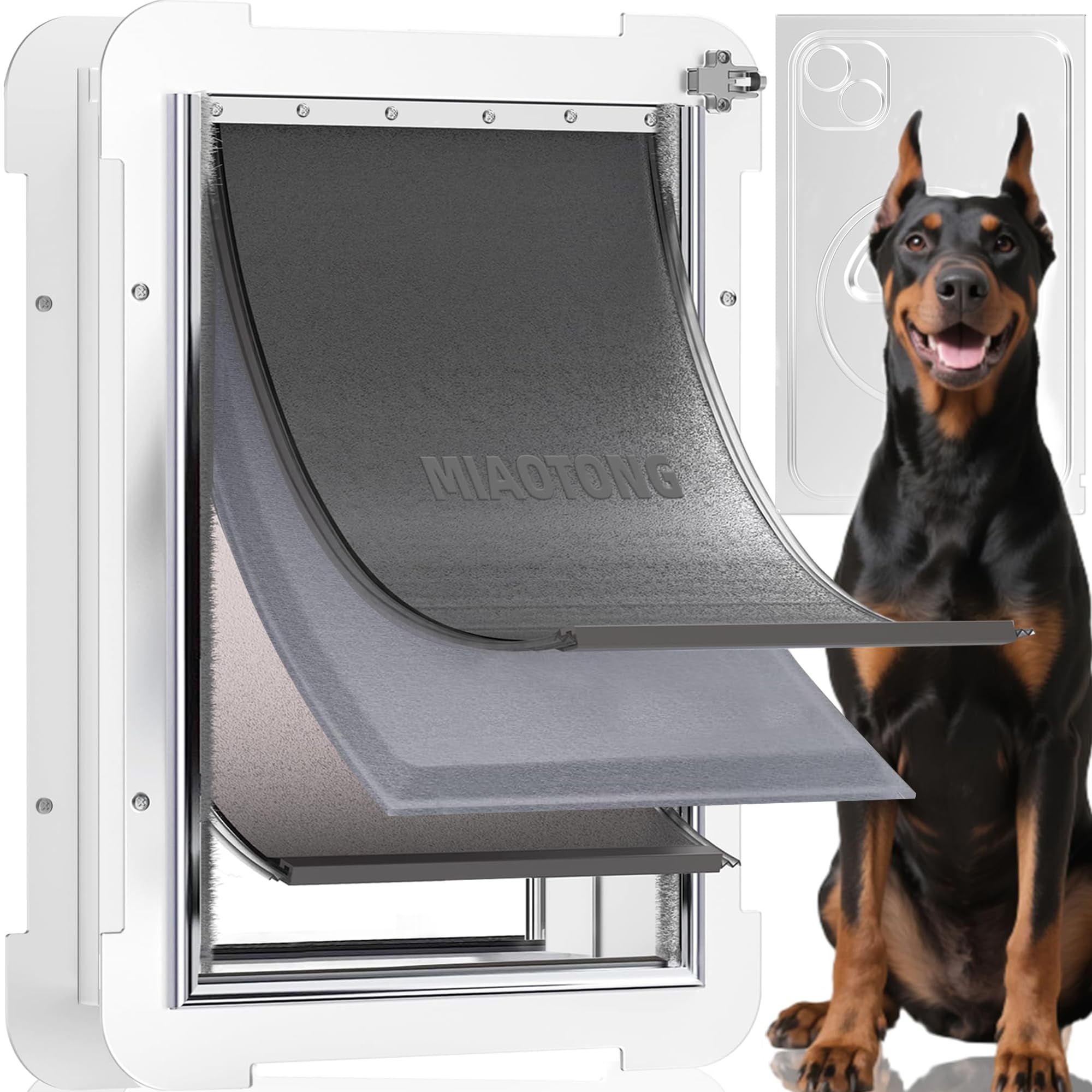 MIAOTONG 3-Flap XL Dog Door