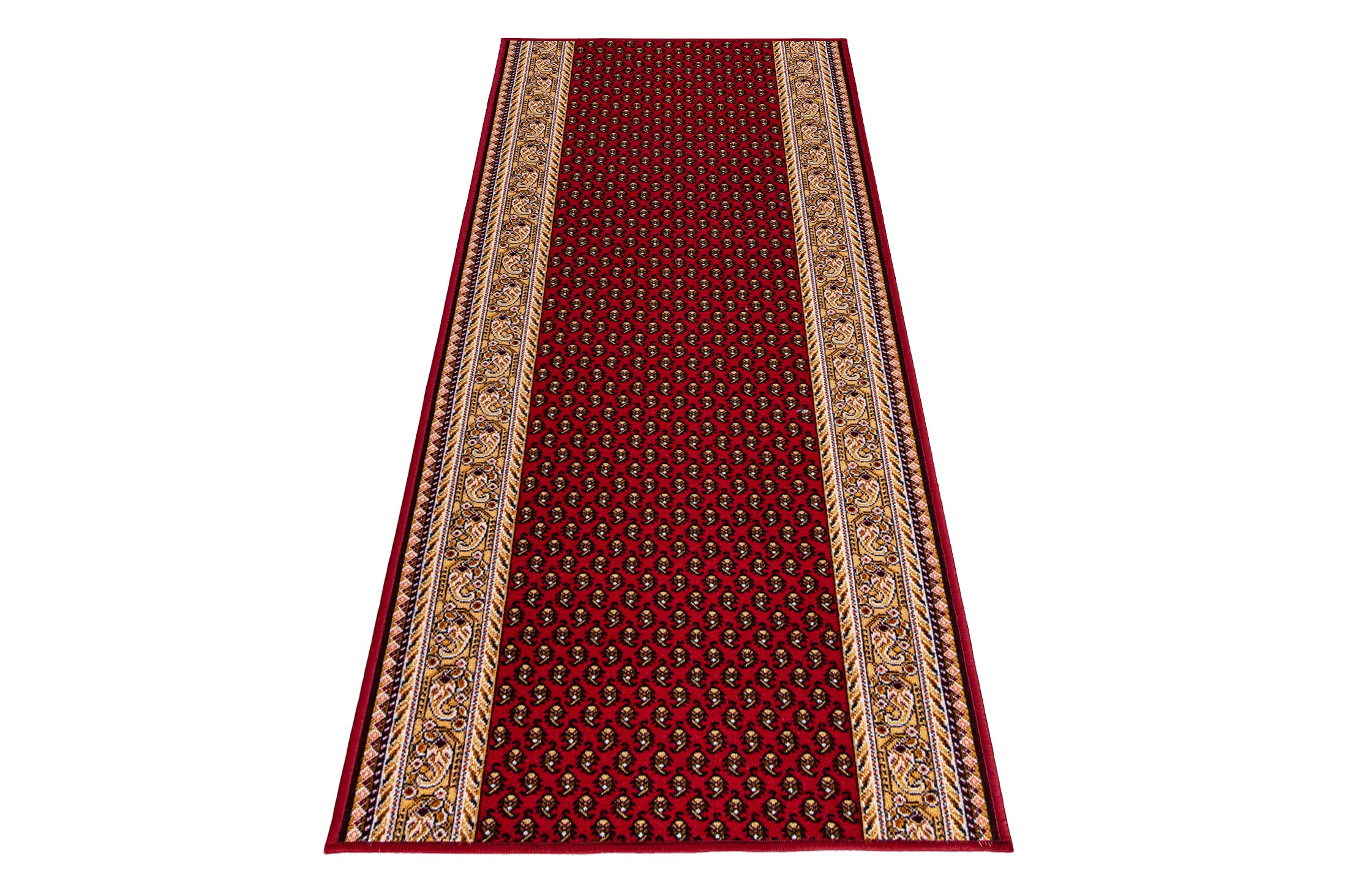 Mazovia Tappeto Passatoia Corridoio 67x250cm Rosso Classico Retrò Anni 90
