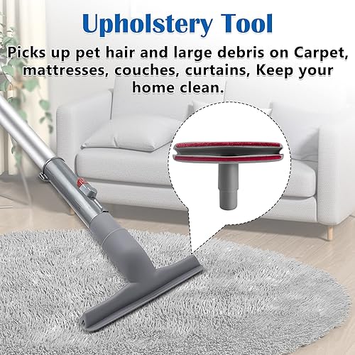 Miniatura 6 de Paquete de 3 herramientas para hendiduras, cepillo de polvo y accesorios para tapicería compatibles con Shark Navigator Lift-Away aspiradoras
