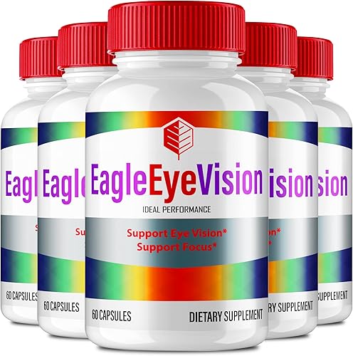 Eagle Eye Vision - Cápsulas de suplementos para la salud ocular, píldoras vitamínicas oficiales de Eagle Eye Vision - Máxima fuerza, todo natural