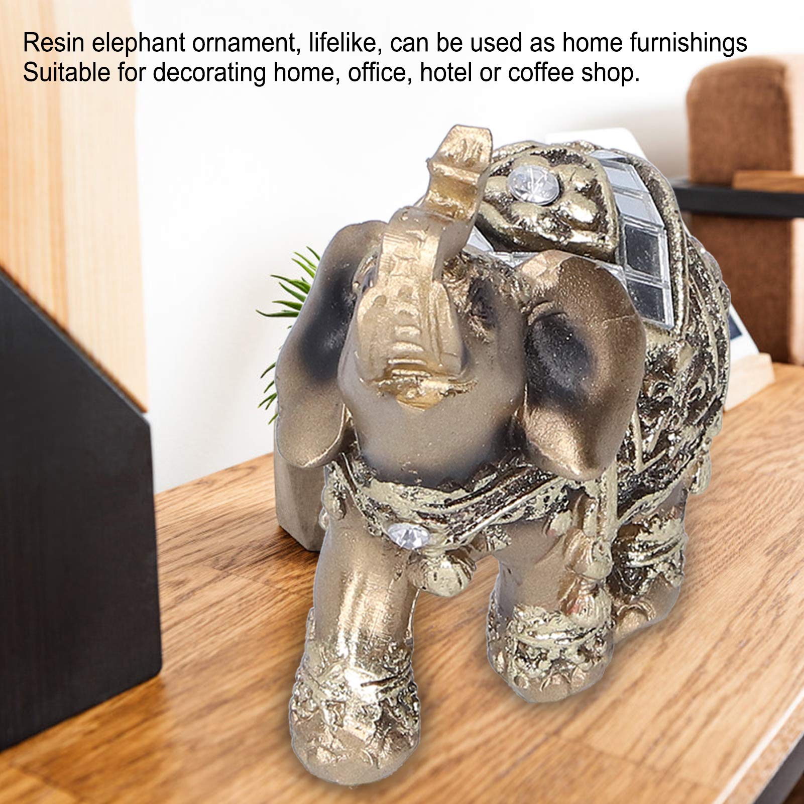 Amazon.co.jp: 象の置物 キラキララインストーン装飾 幸運の象