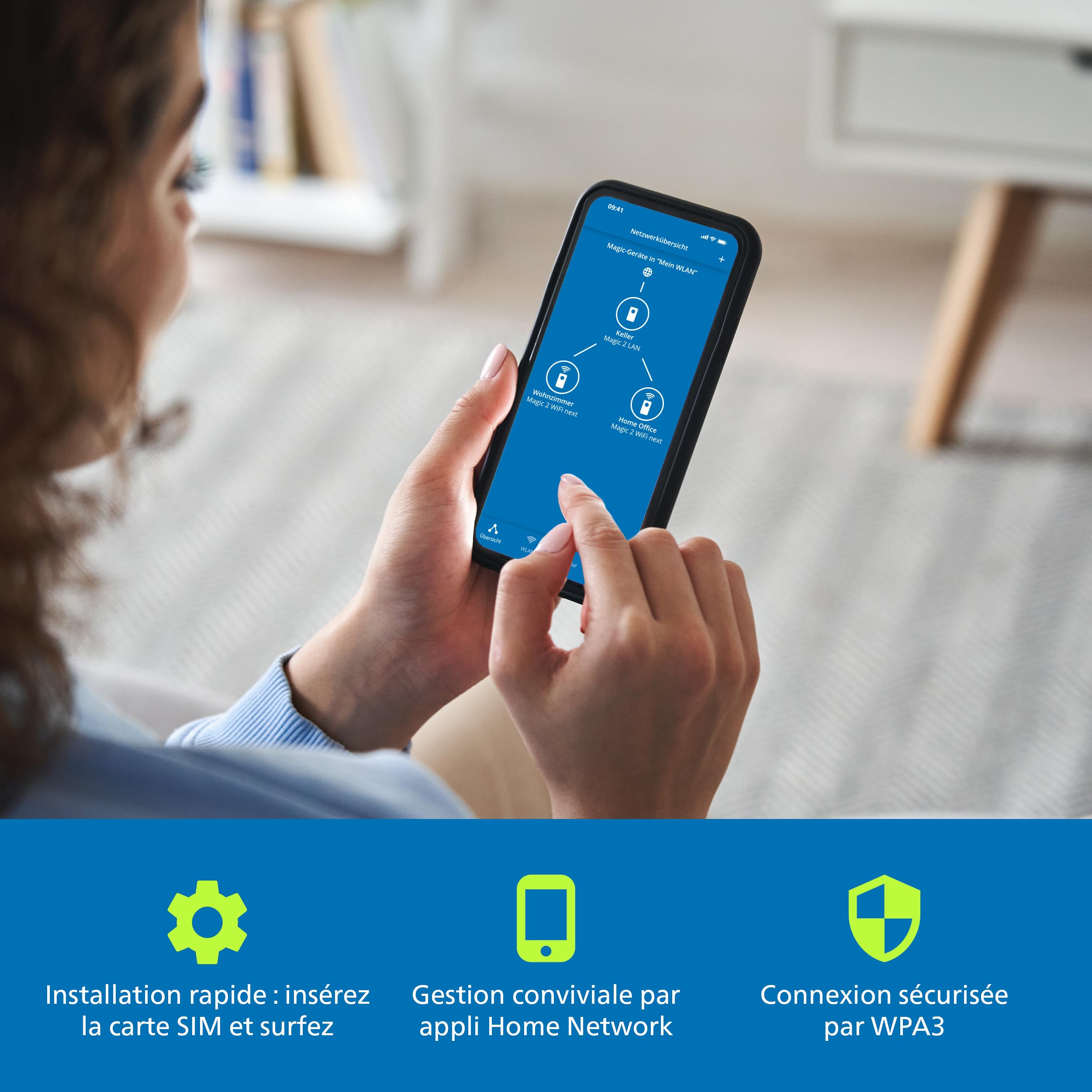 devolo WiFi 6 Router 3600 5G LTE, routeur 5G Mobile, Carte SIM routeur WiFi, Internet Mobile à la Maison et en déplacement, 3.600 Mbits/s, Blanc