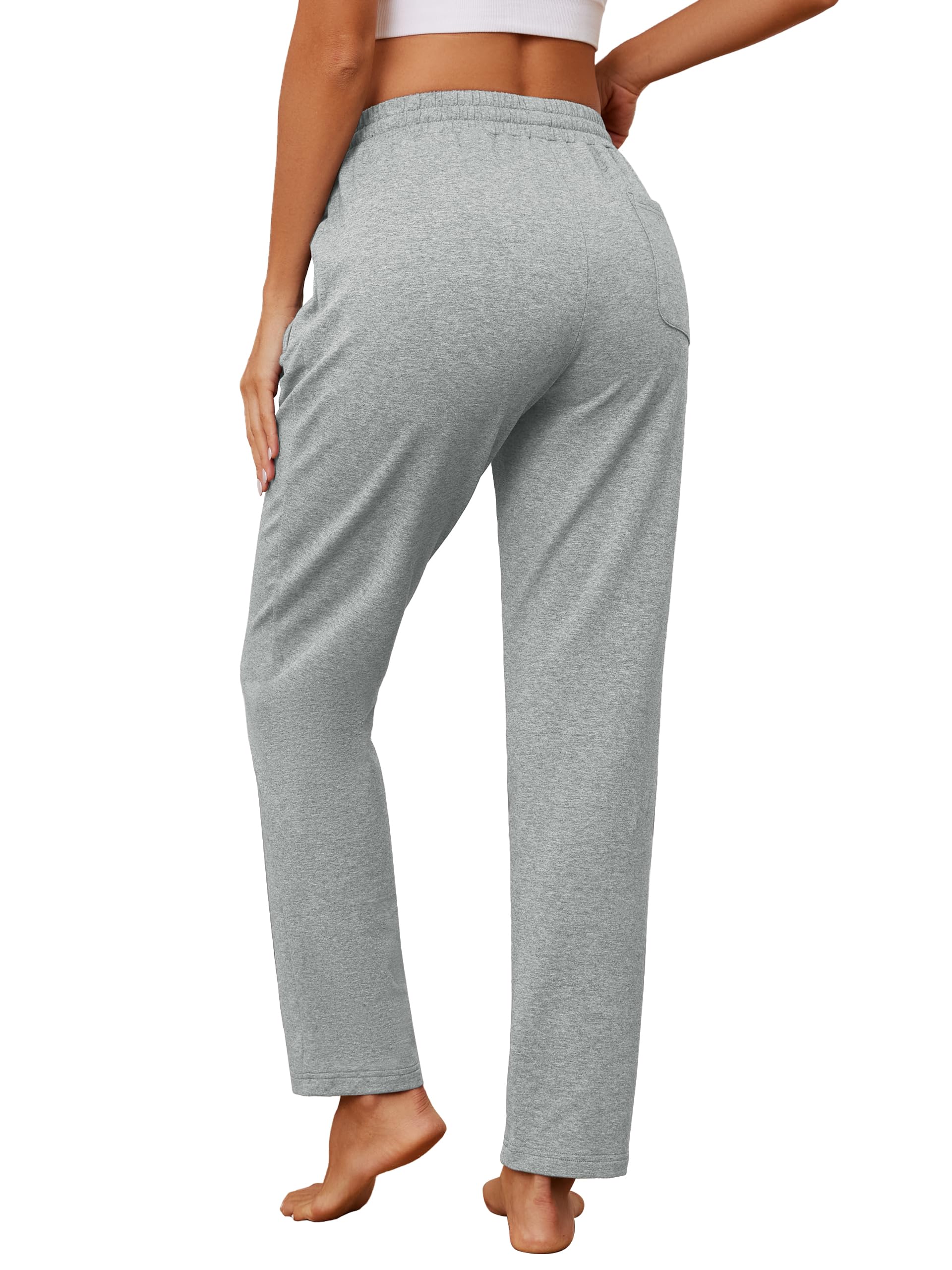 Sevego Tall Jogginghose Damen 76/81/86cm Sporthose Lang Baumwolle Yogahose Freizeithose Gerades Bein Trainingshose Sweatpants mit Taschen
