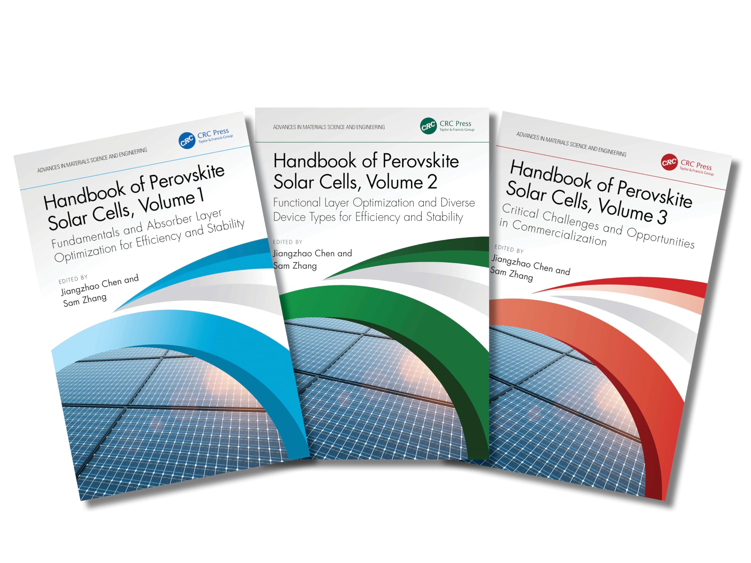 Handbook of Perovskite Solar Cells, Three-Volume Set: Towards Stability, Large Area, and Commercialization (Advances in Materials Science and Engineering)