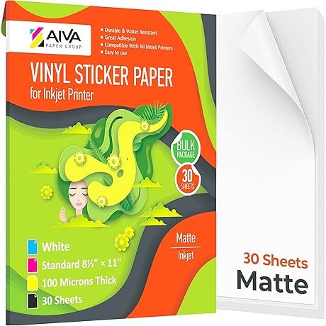 Printable Vinyl for Car Decals: Waterproof and Versatile Sheets for Custom Designs