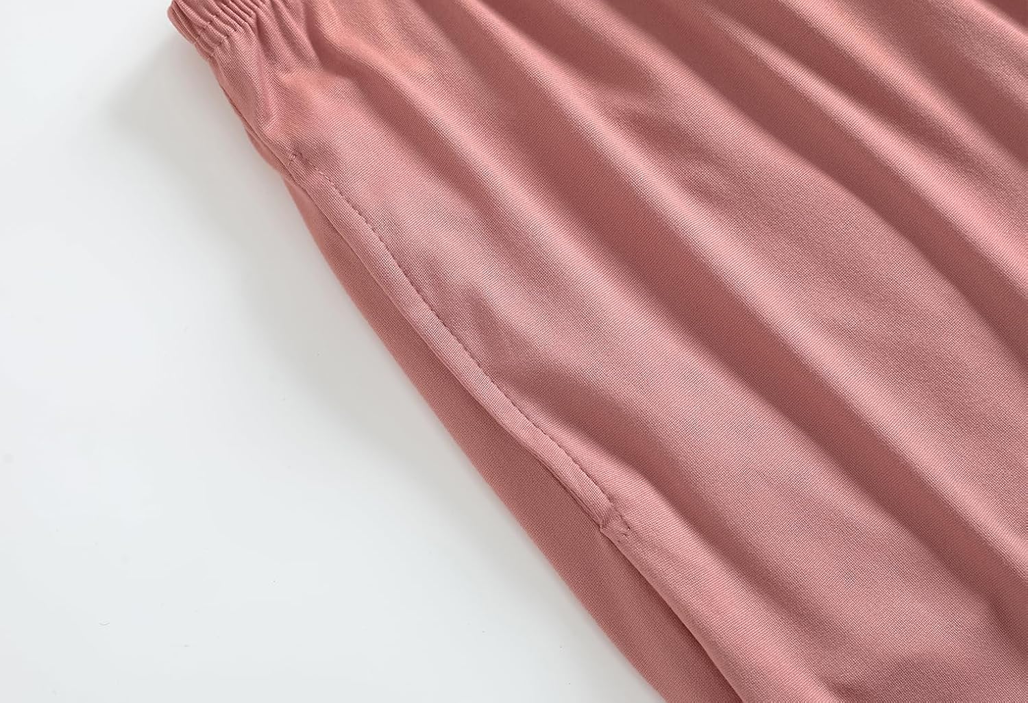 Vopmocld Boys Girls Short Sleeve & Pants Button Down Pajama Sets Solid Color with Pockets Sleepwear Outfit Teens Lounge - Image 7