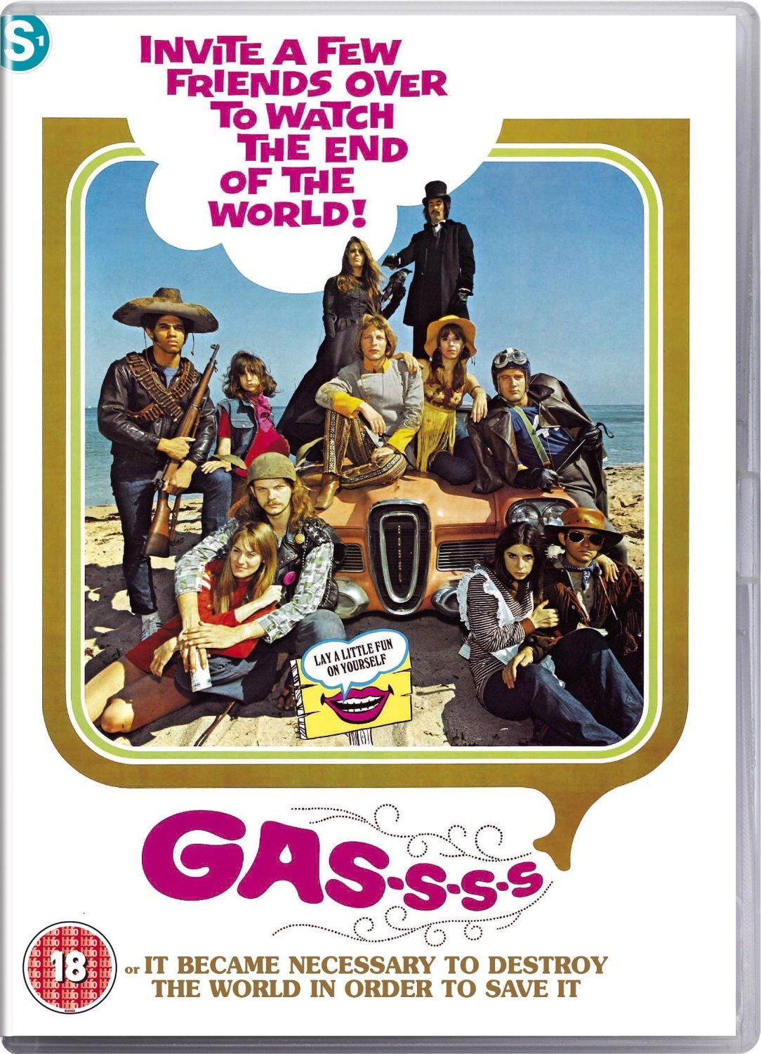 Gas-s-s-s [DVD] Comedia negra postapocalíptica y ciencia ficción retro dirigida por Roger Corman
