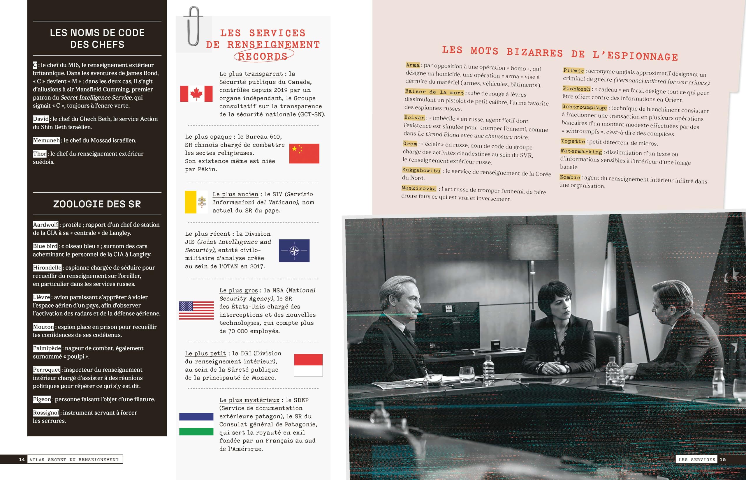 Atlas secret du renseignement - Édition augmentée du guide de l'espion, avec Le Bureau des légendes - Édition 2025