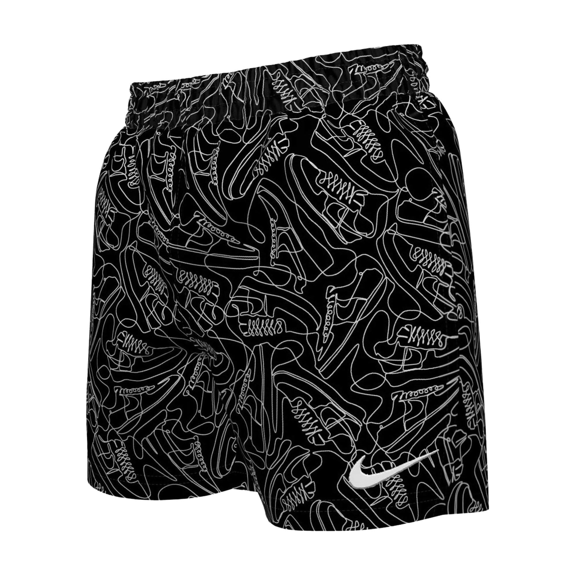 NIKE Pantalones cortos de natación para niños Nike Sneakerprint de 4 pulgadas - L-152/158