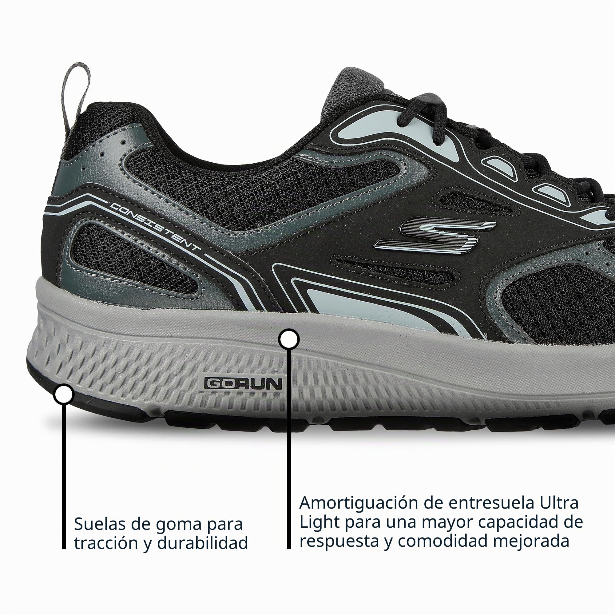 Skechers Go Run Consistent, Zapatillas de Trail Running Hombre
