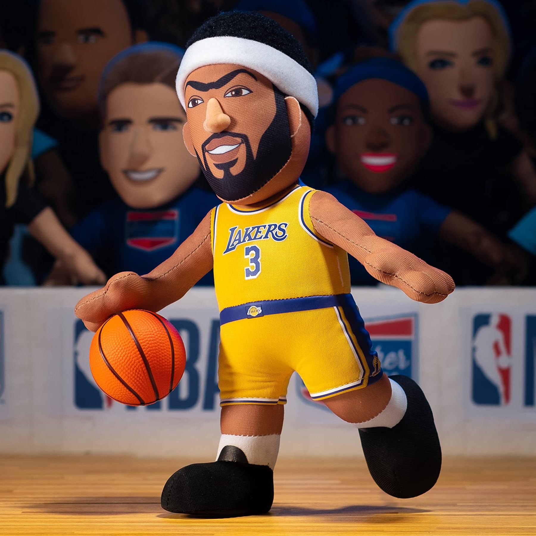 Bleacher Creatures Boneco de pelúcia Anthony Davis do Los Angeles
