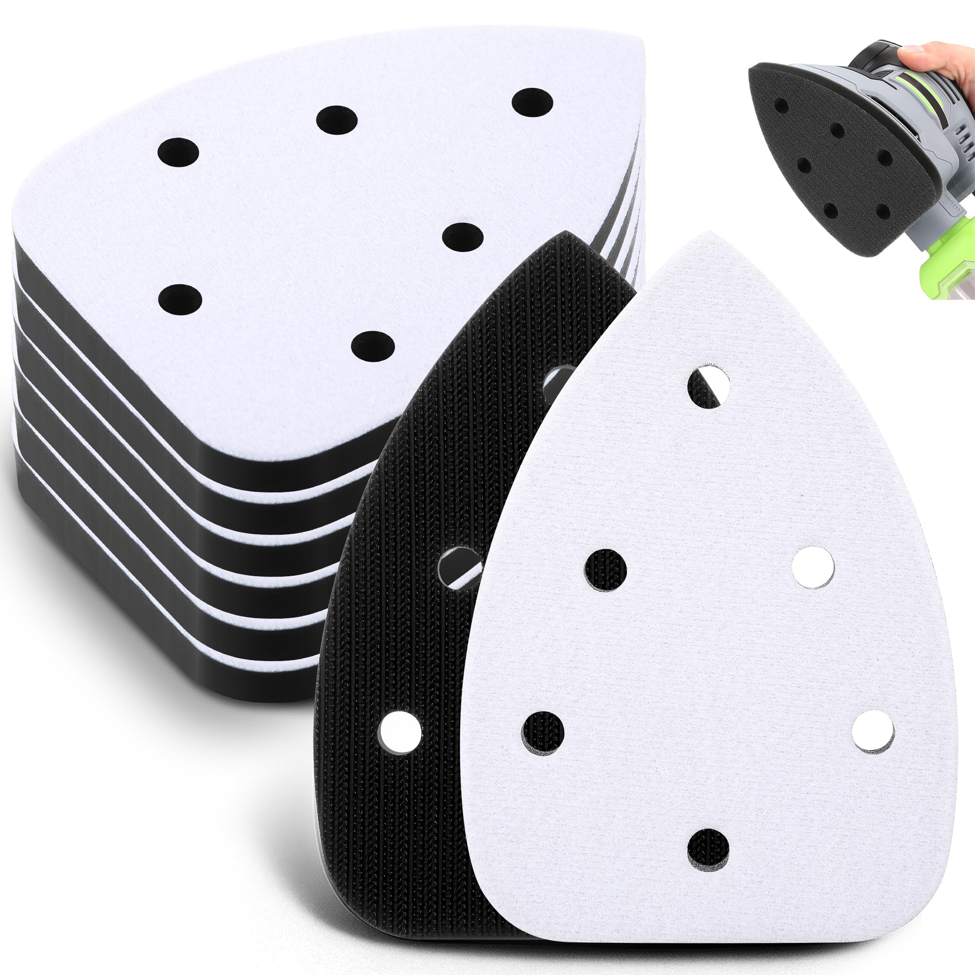 Ryobi Sanding Pads - 8 Foam Backing Pads -1
