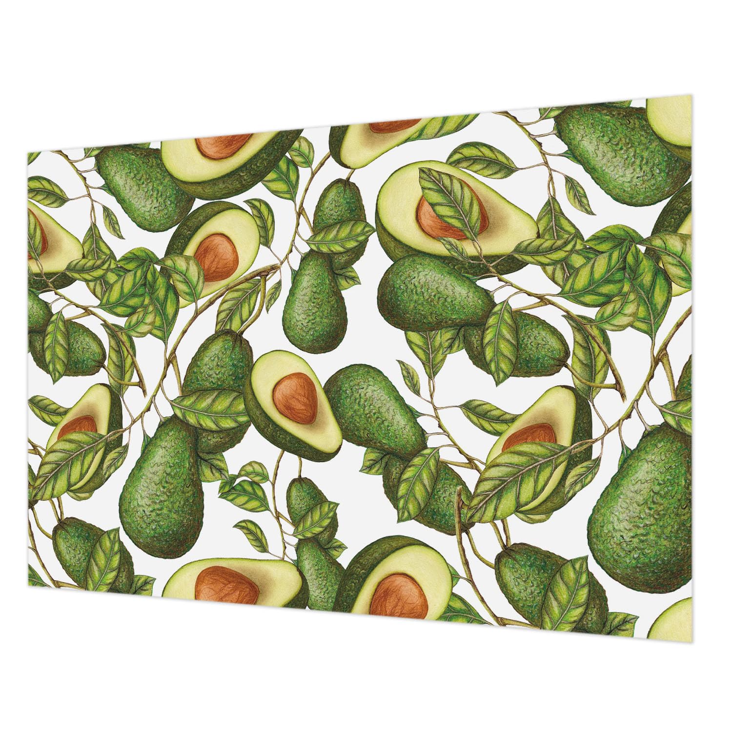 Papier peint haute qualité Tulup motif avocat pour décoration murale