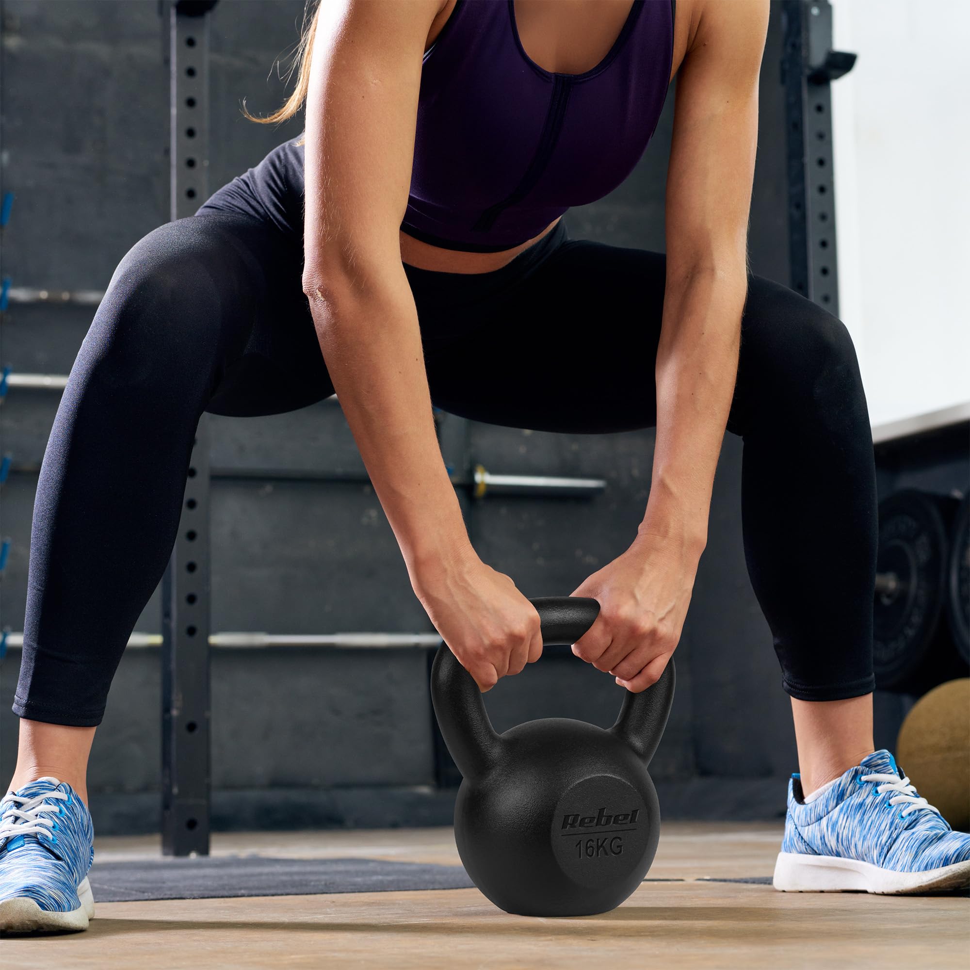 Rebel Kettlebell Żeliwny 12kg REBEL ACTIVE RBA-2323-12