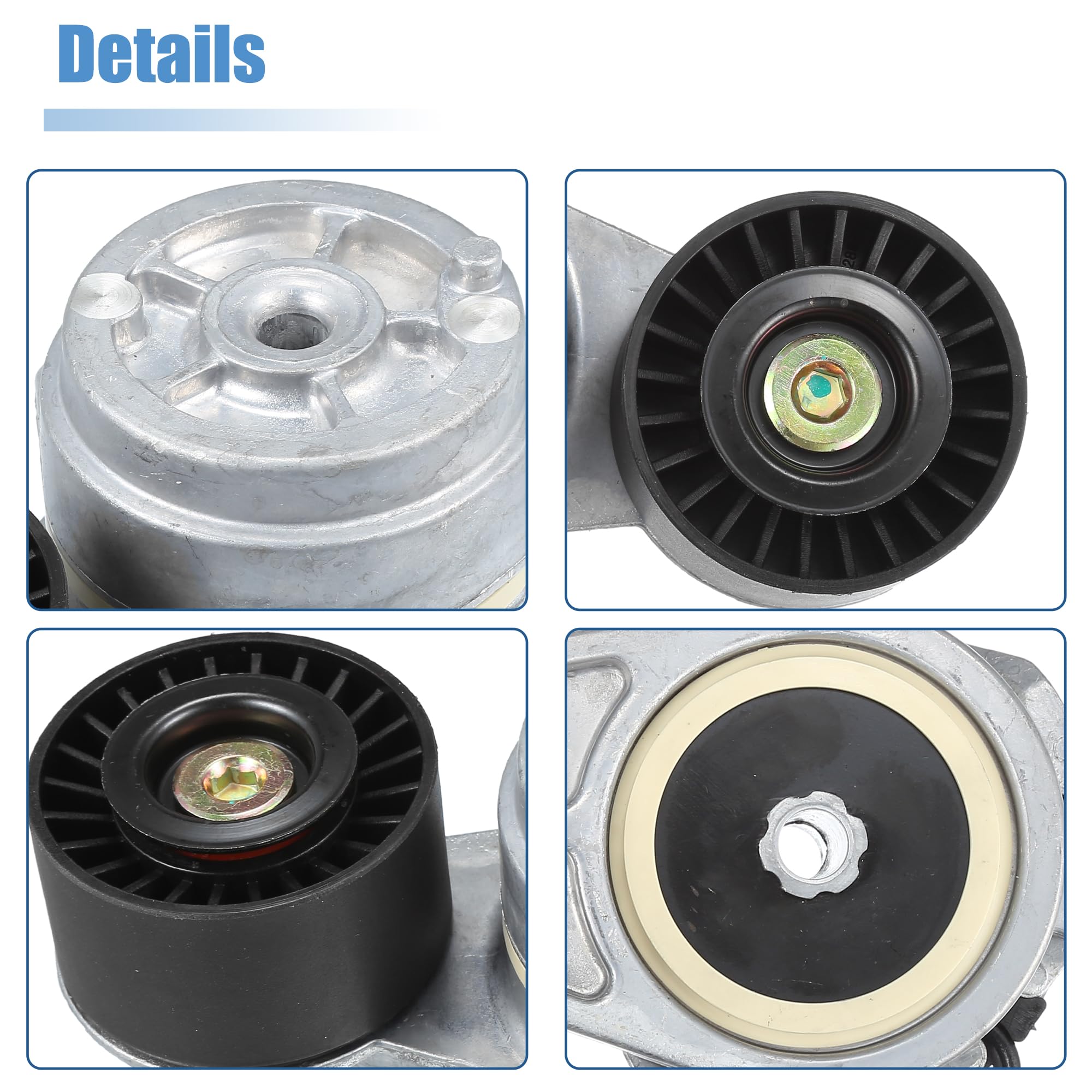 QUARKZMAN Polea Tensora De Correa De Motor Para Ram 2500 6.7 2011-2024 No.5086958Aa