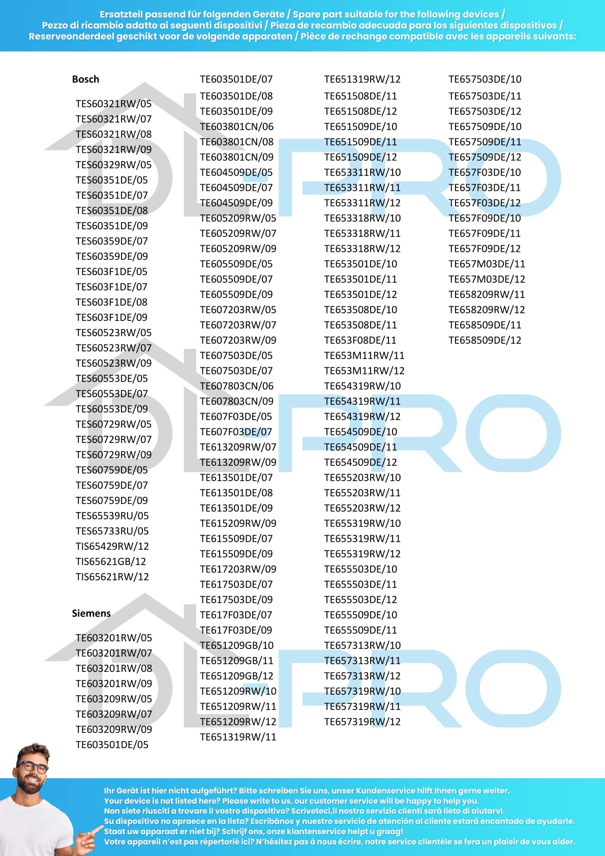 DL-pro Wassertank für Bosch Siemens EQ6 EQ.6 extraKlasse VeroAroma 300 500 700 11010303 Wasserbehälter Tank für Kaffeemaschine Kaffeeautomat Kaffeevollautomat
