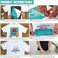 Vista 4 de Briartw Datura - Plantilla de serigrafía autoadhesiva, reutilizable, impresión de serigrafía, sentimientos florales para decoración del hogar