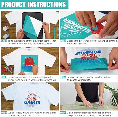 Miniatura 4 de Briartw Datura - Plantilla de serigrafía autoadhesiva, reutilizable, impresión de serigrafía, sentimientos florales para decoración del hogar,