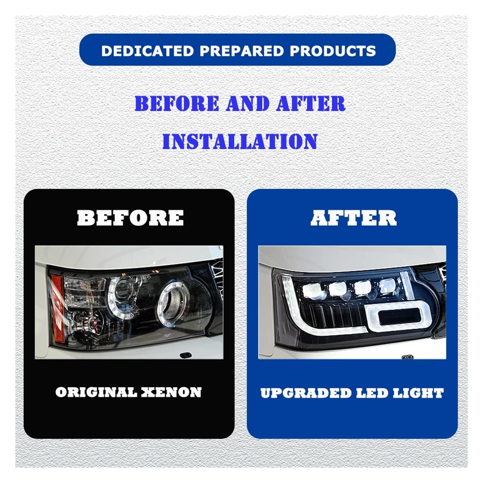 Pasuje do Ran//ge Rover Sport 10-13 w nowym stylu pełna dioda LED DRL reflektor samochodowy montaż sygnału akcesoria samochodowe zmodyfikowana lampa reflektory LED(LEFT STEERING WHEEL_2PCS)