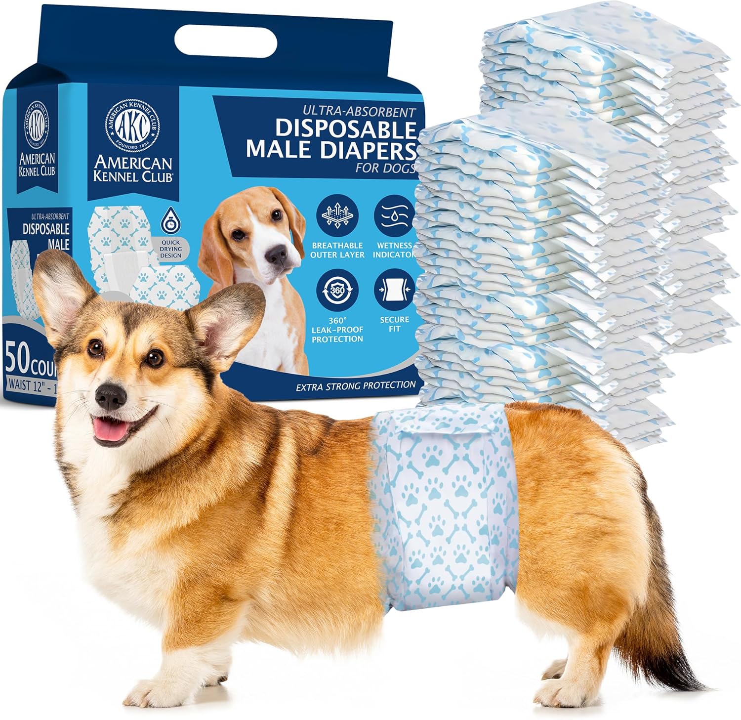 American Kennel Club Male Dog Wrap
