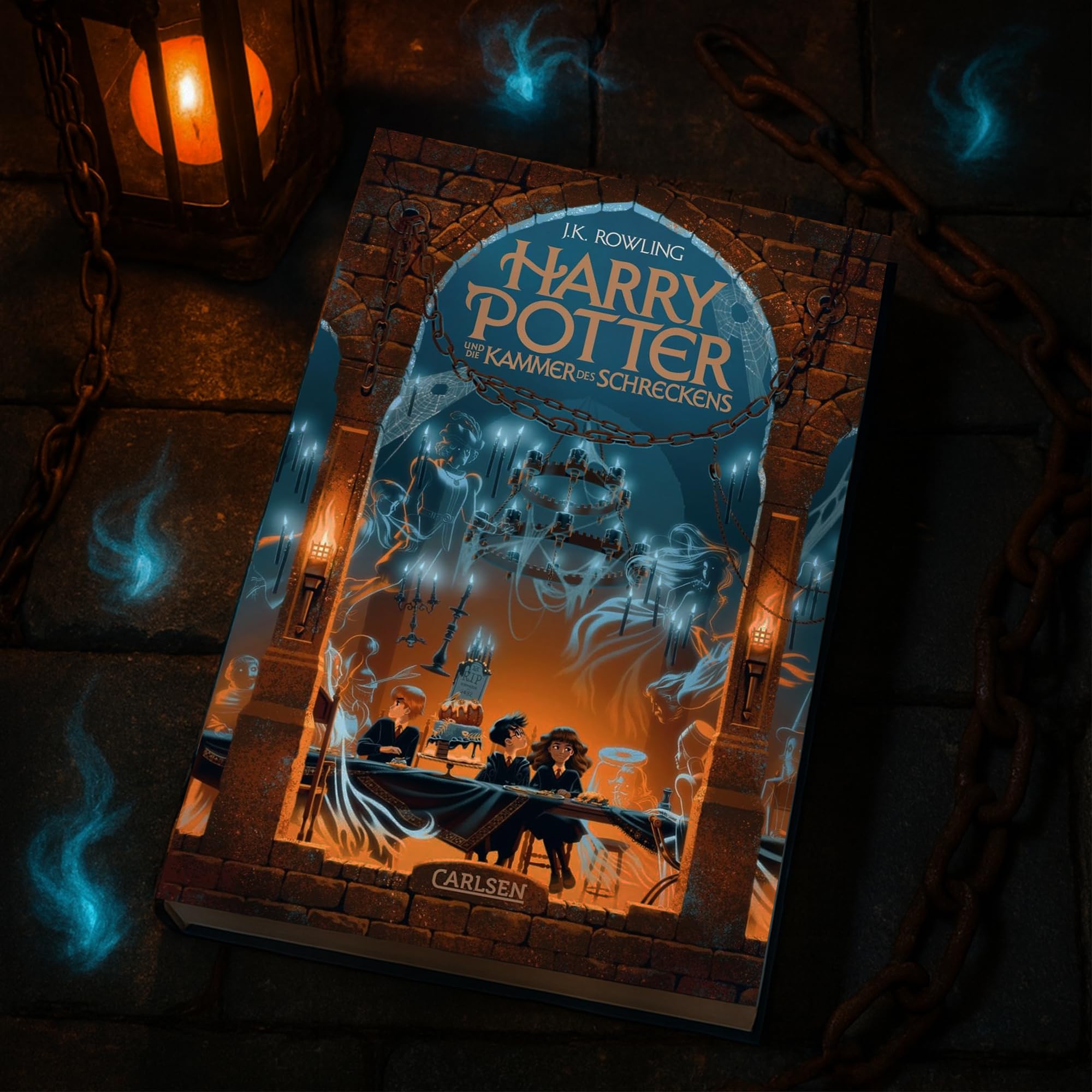 J.K. Rowling Bücher Bundle Harry Potter Band 1–7 – prachtvolle Neuauflage 2025 mit extra Jelly Belly Bertie Botts Bohnen (35 g) – detailreich illustriert für Kinder, Jugendliche und Erwachsene