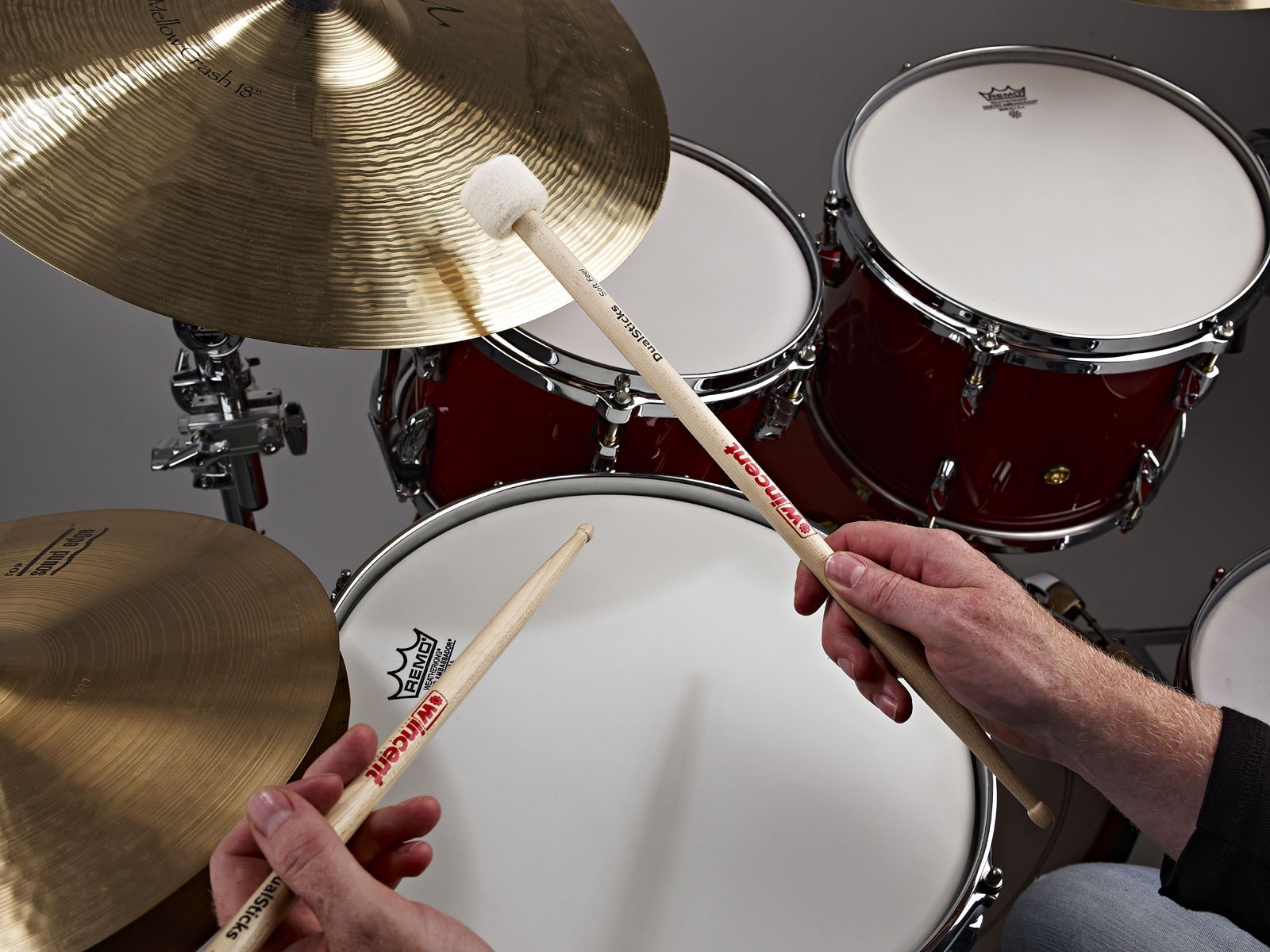 Amazon.co.jp: Wincent W Dual スティックマレット/Dual Cymbal