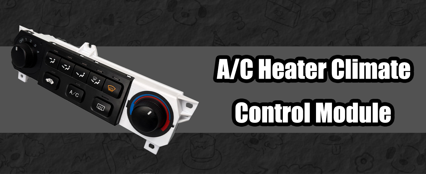 Aazon.co: Heater Cliate Control Switch Odule Panel Copatible With 1998-2000 Honda Accord