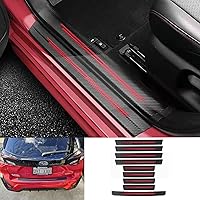 Vista 11 de Protector de umbral de puerta, protección contra arañazos (para todos los modelos de automóvil), protector de umbral de puerta (4 unidades)