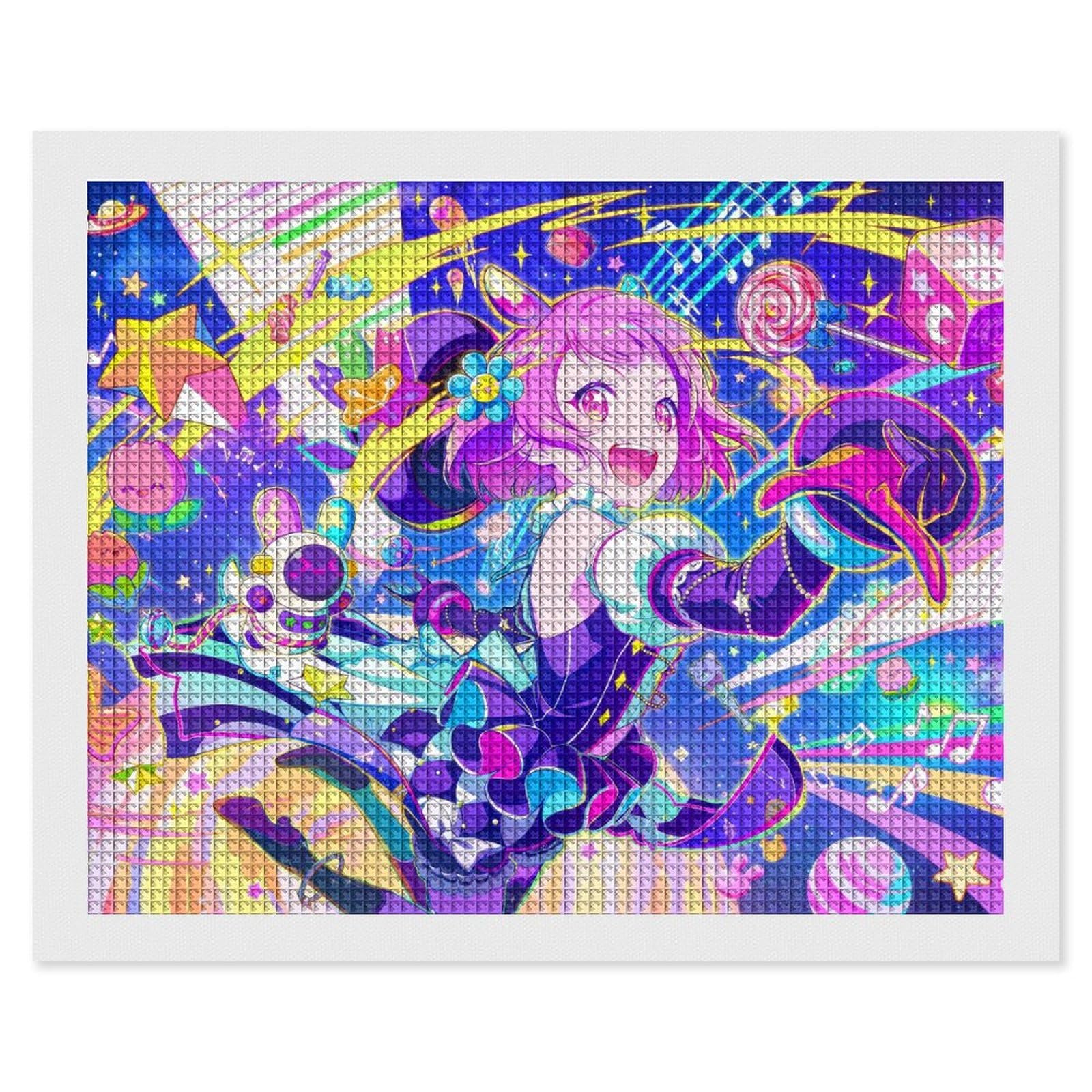 Amazon.co.jp: 鳳えむ ダイヤモンドアート 四角いビーズ ダイヤモンド