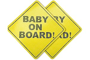 Baby on Board Stickers for Car, WZCNDIDI Baby On Board Warning Signs