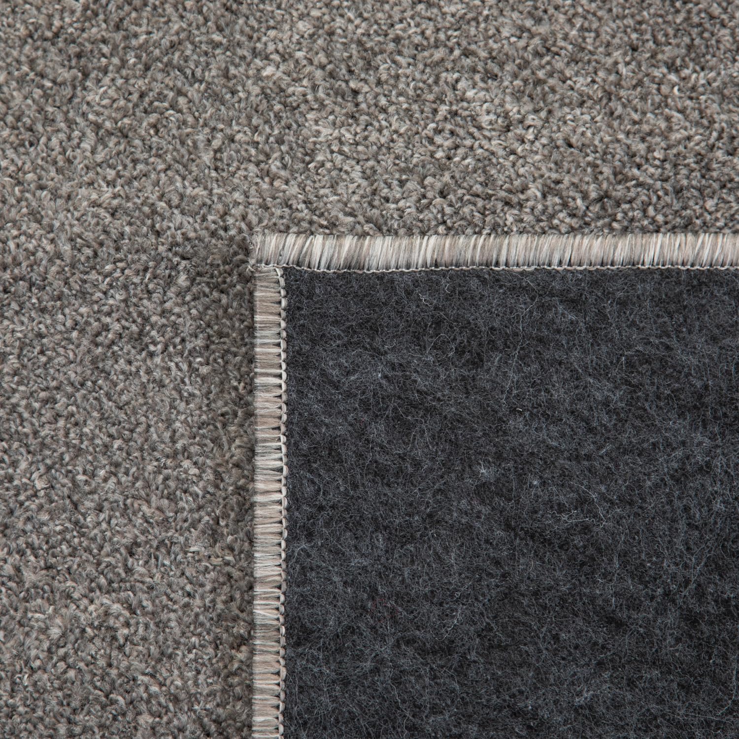 Carpettex Tapis à Poil Court uni pour Le Salon, Super Doux, Disponible en différentes Couleurs et Tailles., Couleur: Gris Clair, Taille: 120 x 170 cm
