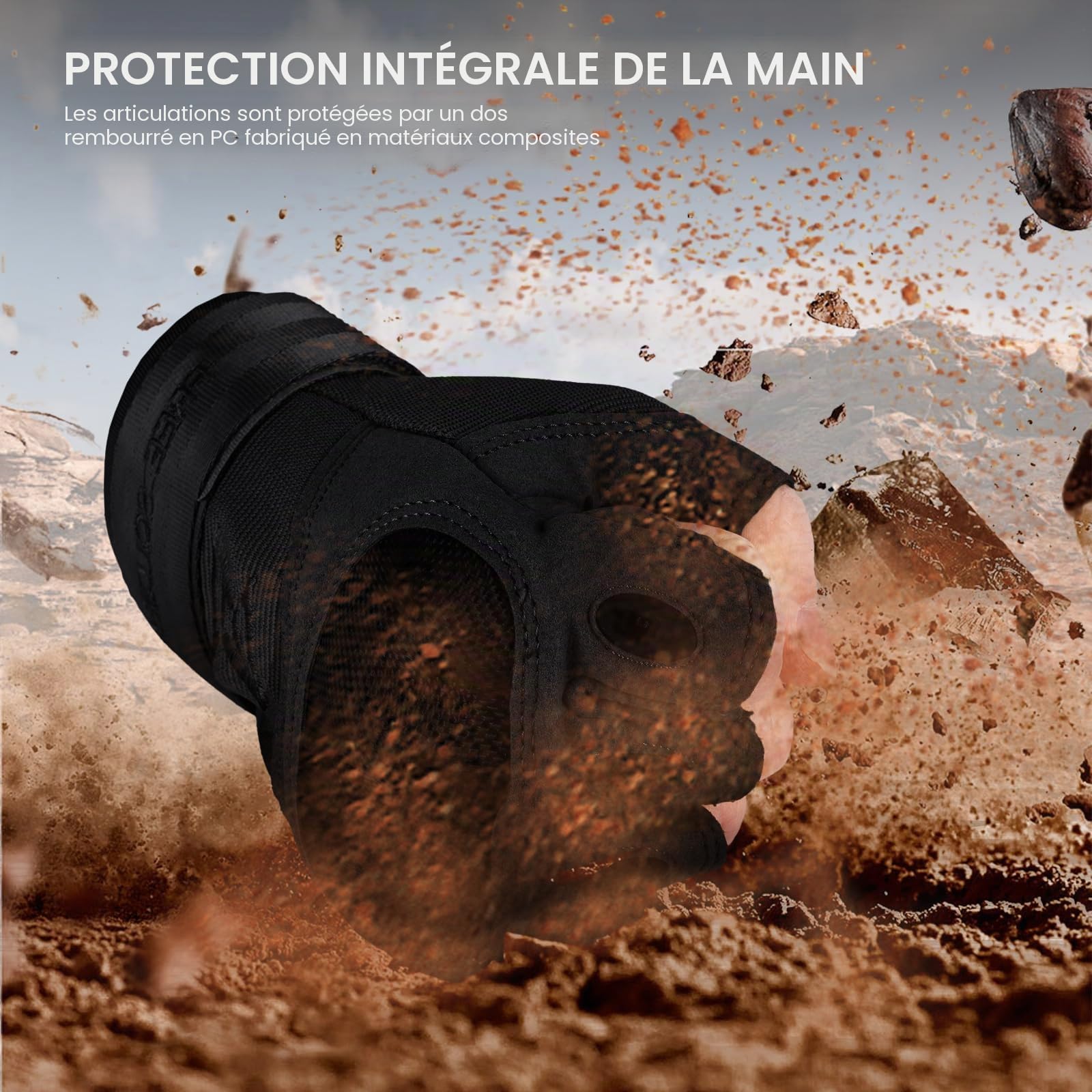FREE SOLDIER Gants Tactiques Moto Militaire Jointure Dure Plein Air Randonnée Escalade Vélo VTT