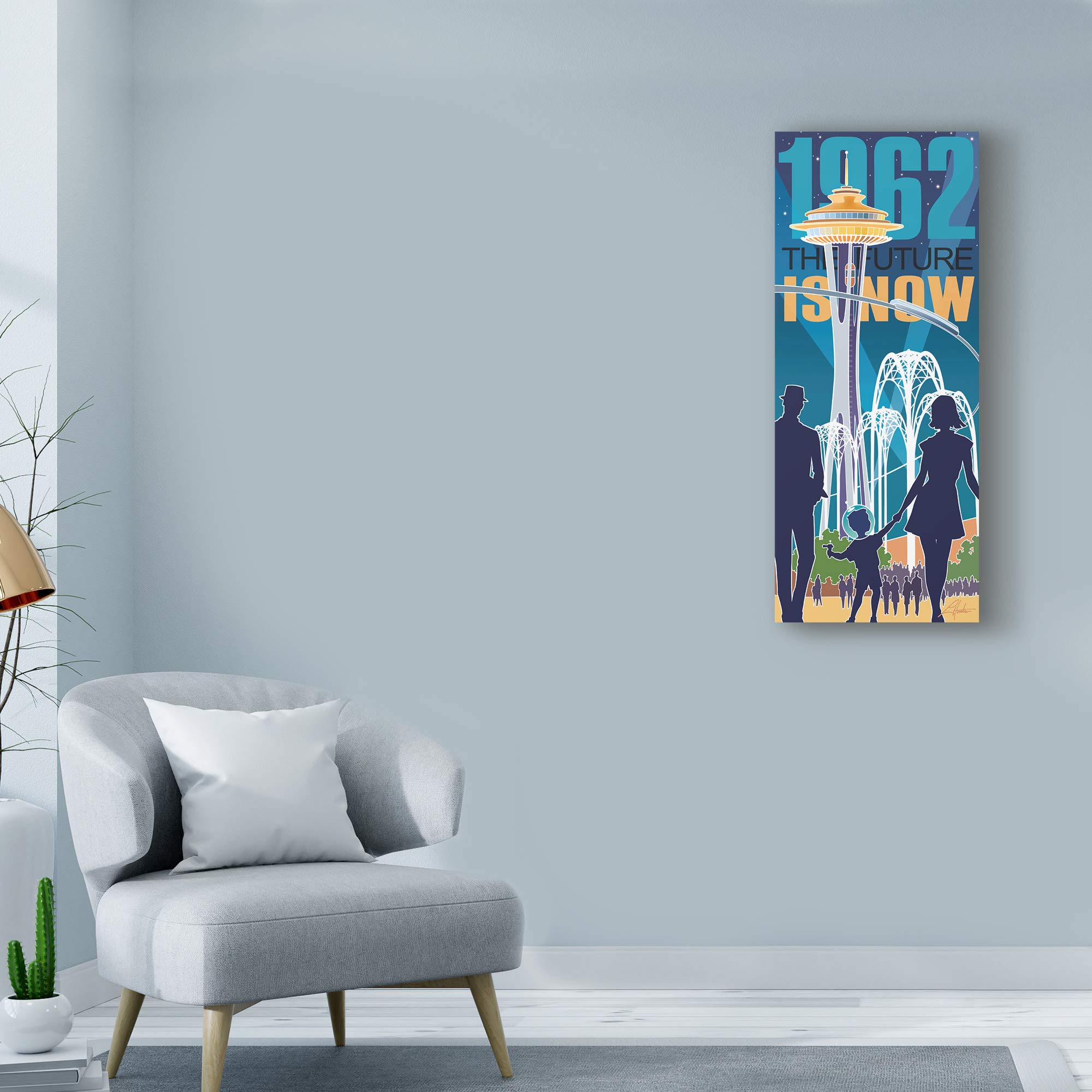 Trademark Fine Art ALI41983-C2047GG The Future is Now by Larry